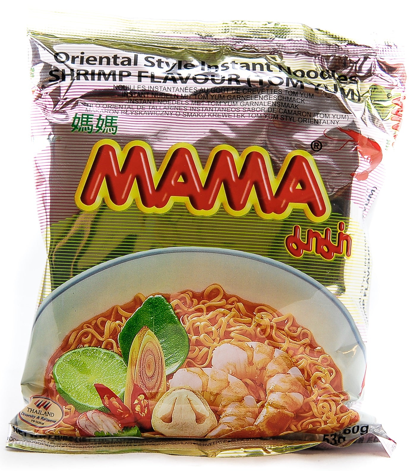 MAMA inst noodle shrimp (tom yum) 60g TH-180 _ 101029