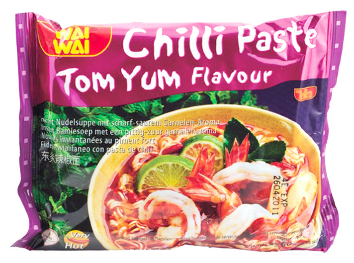 WAI WAI noodle chili paste tom yum 60g TH-180 _ 101050