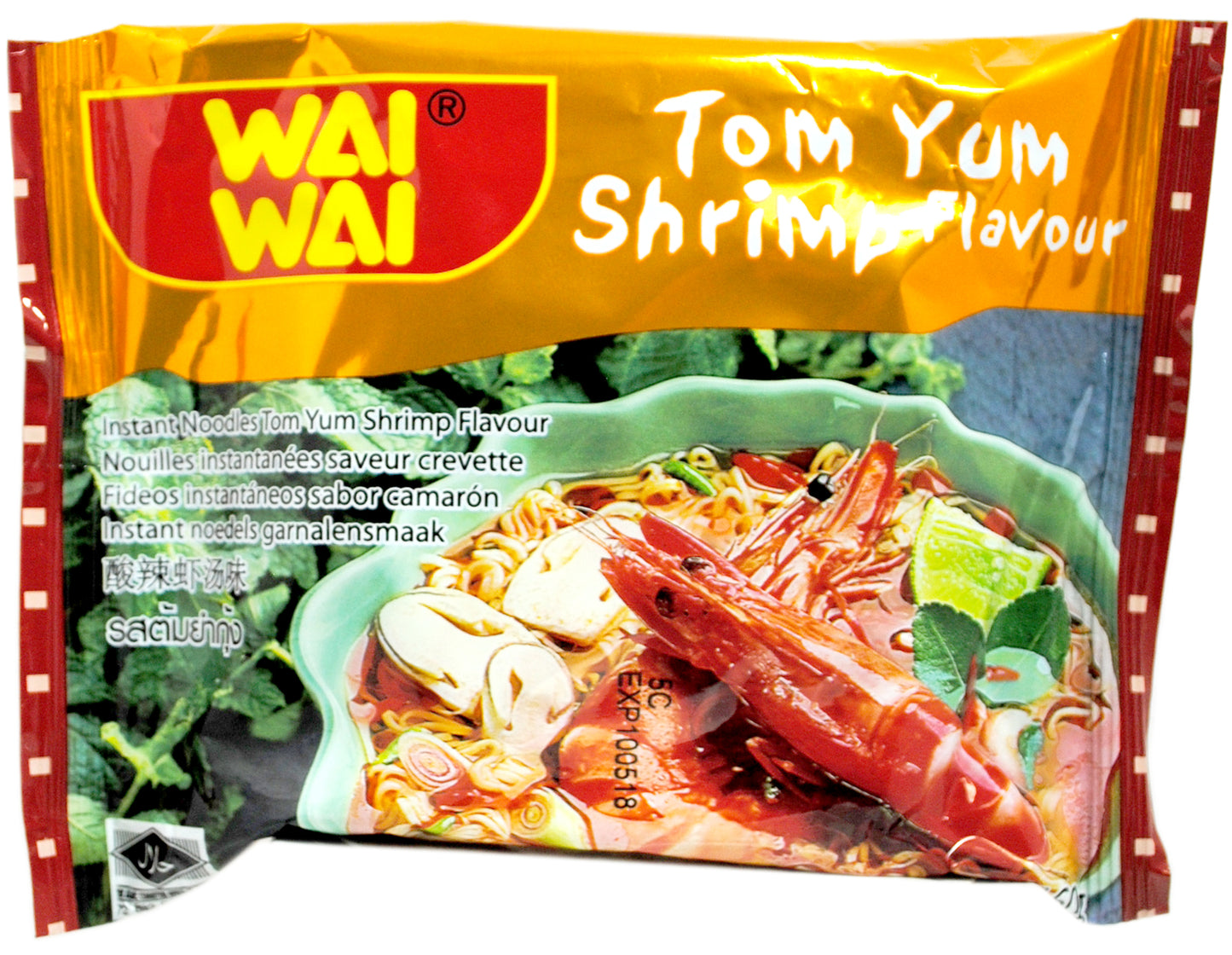 WAI WAI Tom yum shrimp 60g TH-180 _ 101058