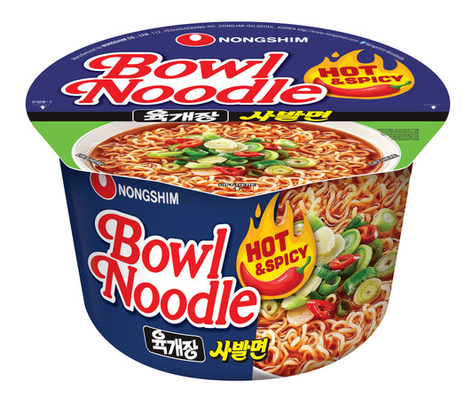 NONGSHIM Bowl noodle - Hot Spicy 12x100g KR _ 101090