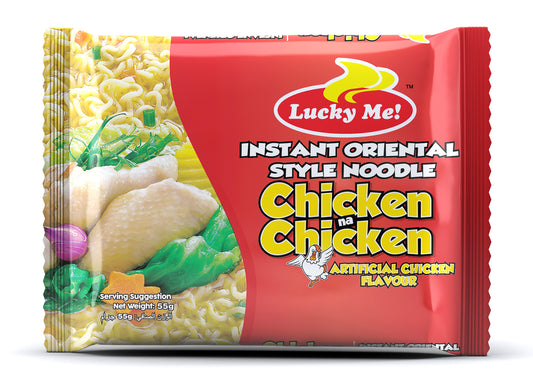 LUCKY ME inst. noodle soup chicken flavor 55g TH-24 _ 101234