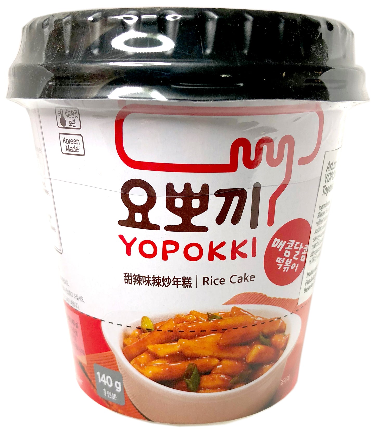 YOPOKKI Spicy Topokki inst CUP 140g-30 _ 101247