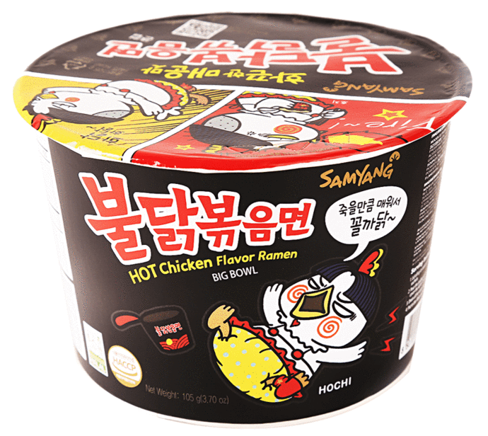 SAMYANG NOODLE HOT CHICKEN RAMEN BOWL 105G KR 101249