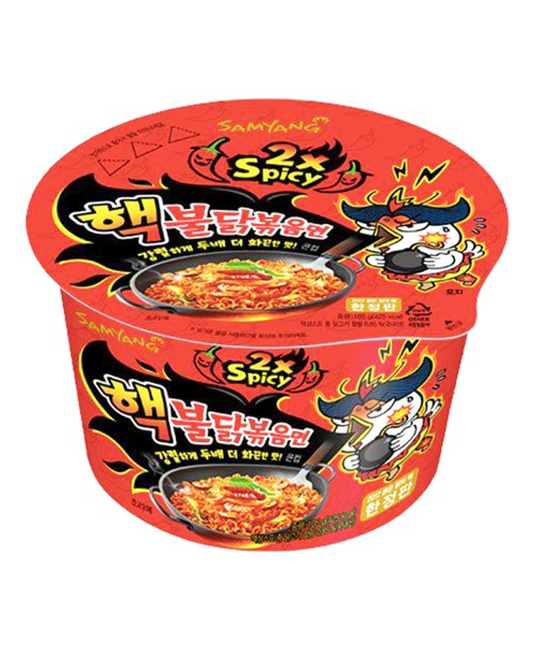 SAMYANG 2xSpicy Hot chicken ramen BOWL 105g KR  101251