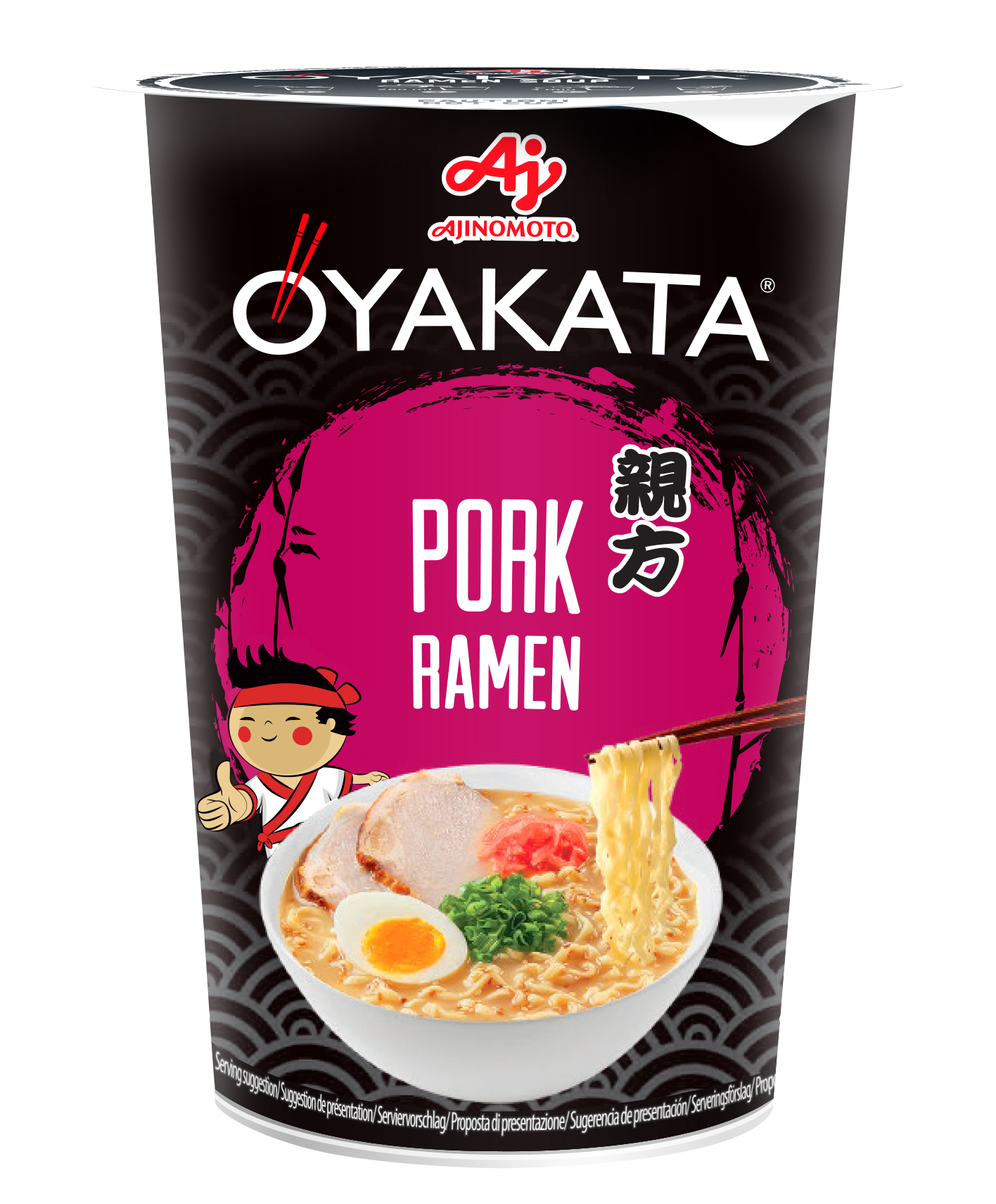 AJ OYAKATA Pork ramen instant CUP 62g-8 101273