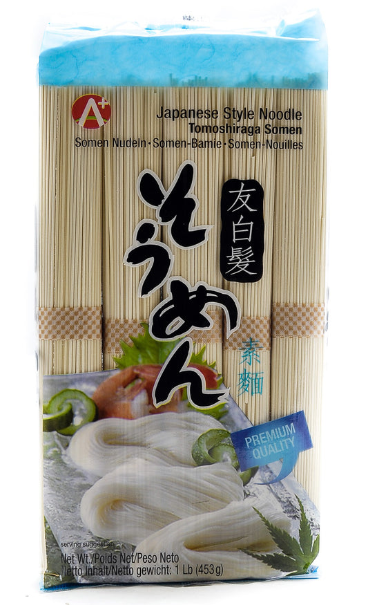 A+ Japanese style noodle Tomoshiraga somen 453g KR-24 _ 102100