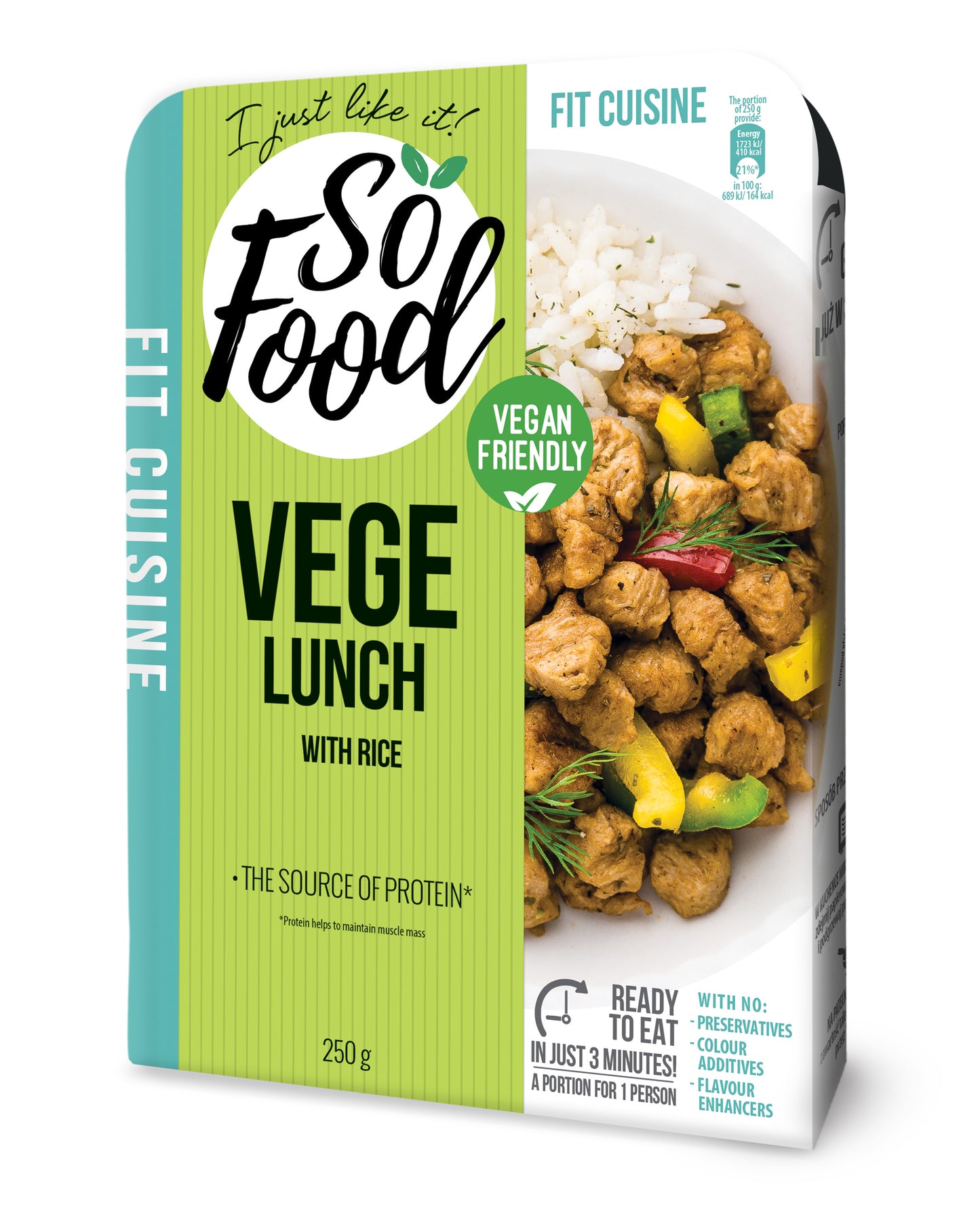 SO FOOD Vege lunch w/ rice 330g-8 102246