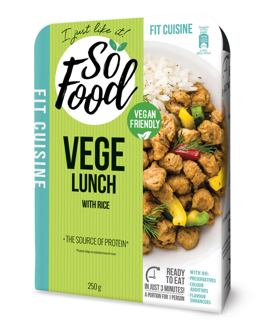 SO FOOD Vege lunch w/ rice 330g-8 102246