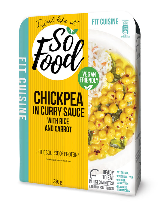 SO FOOD Chickpea in curry sauce w/rice 330g-8 _ 102248