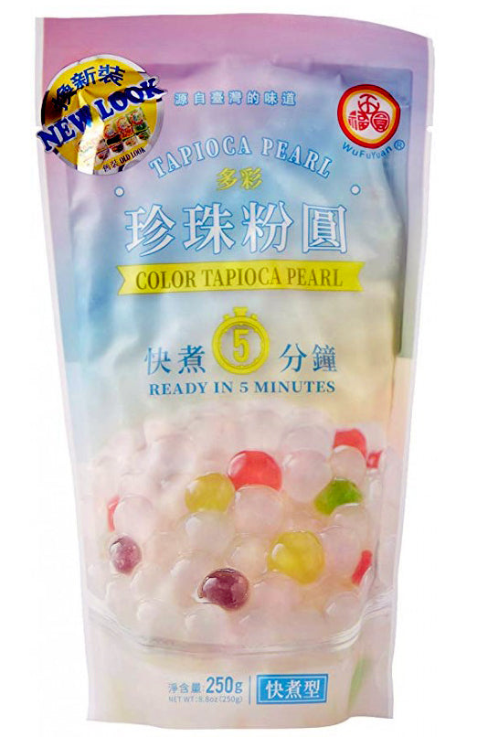 WU FU YUAN Color tapioca pearl 250g-36 _ 103168