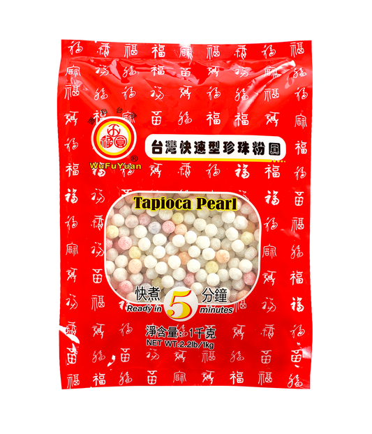 WU FU YUAN Color tapioca pearl 1kg-18 _ 103170