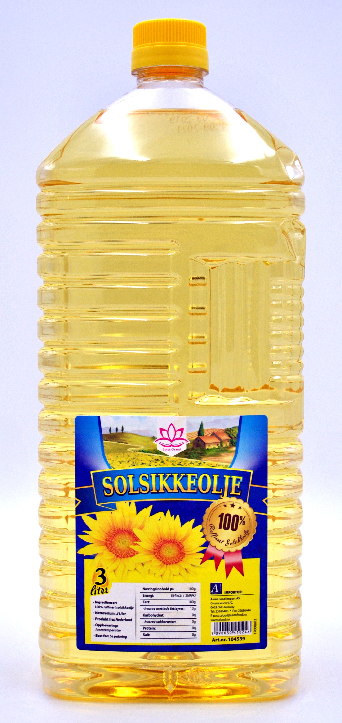 LOTUS sunflower oil 3L NL-4 _ 104539