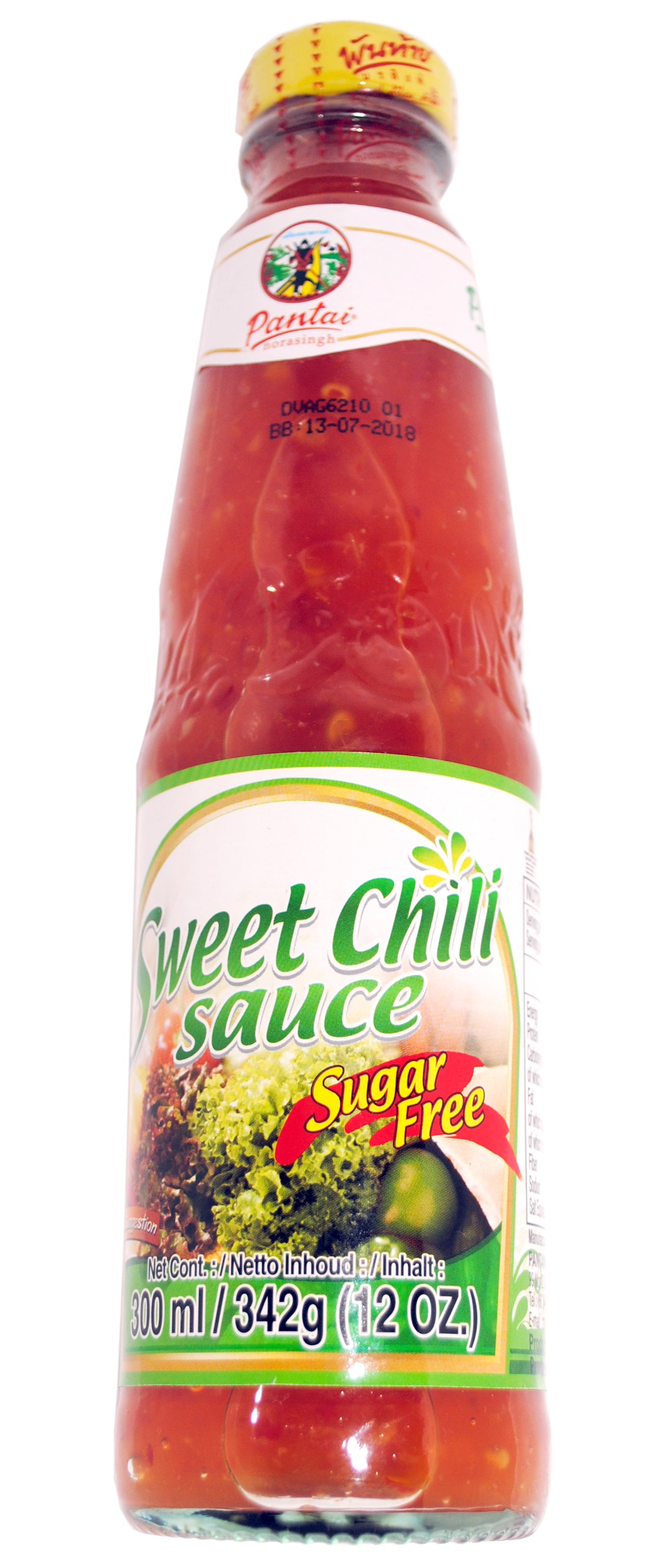 PANTAI sweet chilli sauce (sugar free) 300ml-12 _ 104606