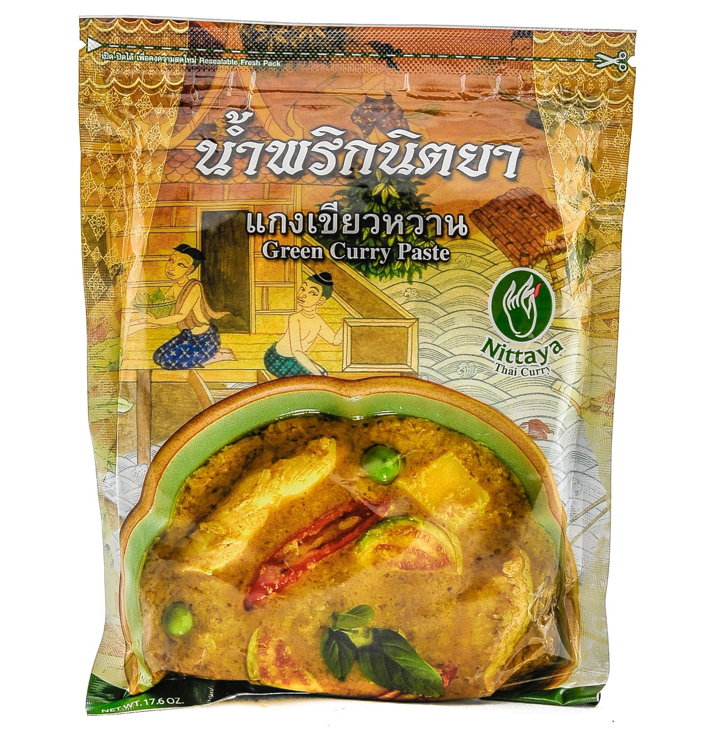 NITTAYA Green curry paste 1kg TH-10 105013