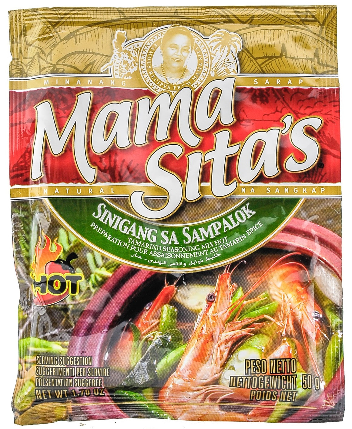 MAMASITAS tamarind mix HOT(Sinigang) 50g PH-72 105049