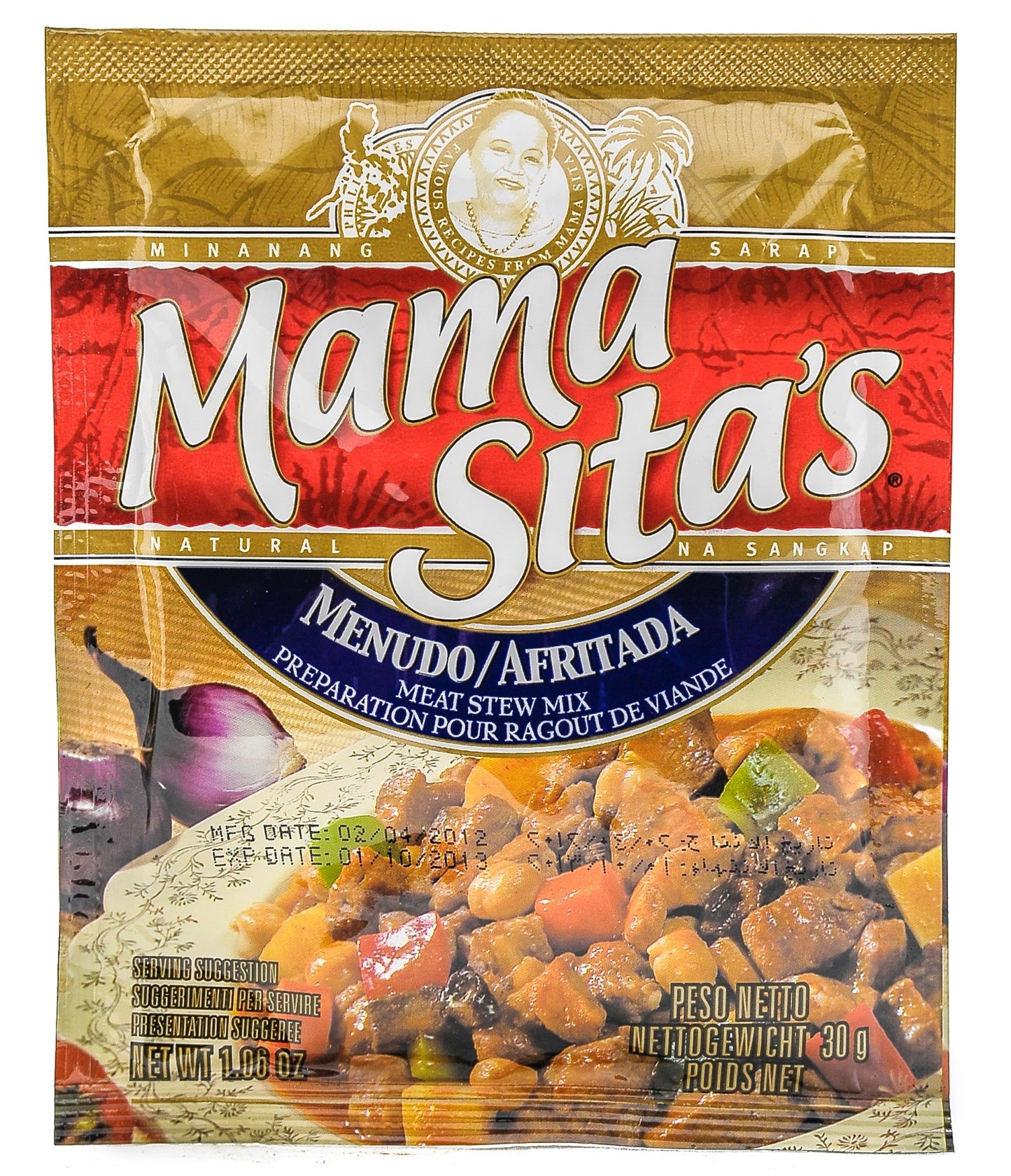 MAMASITAS Meat Stew Menudo Afritada 30g PH-72 105051