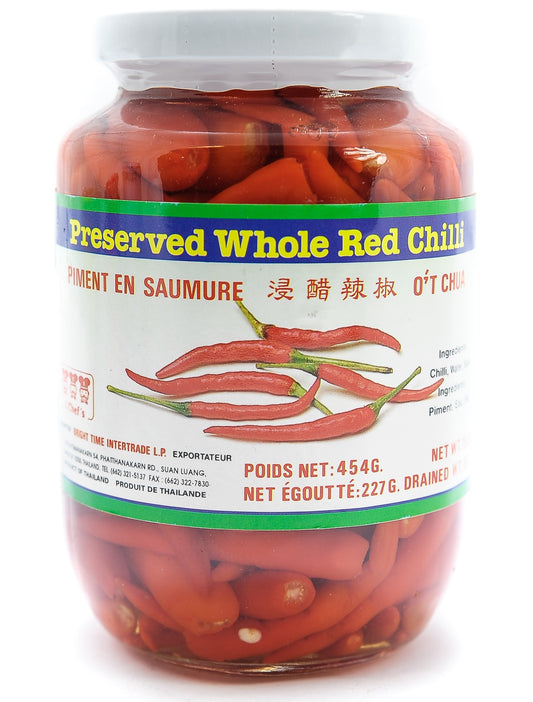 3 CHEF preserved whole red chili 454g TH-24 _ 105075