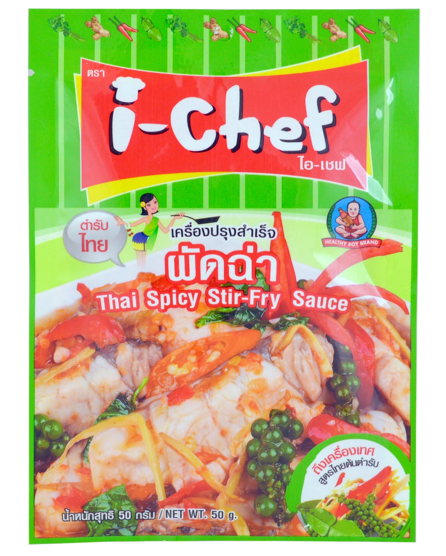 I CHEF thai spicy stir fry sauce 50g TH-48 _ 105285