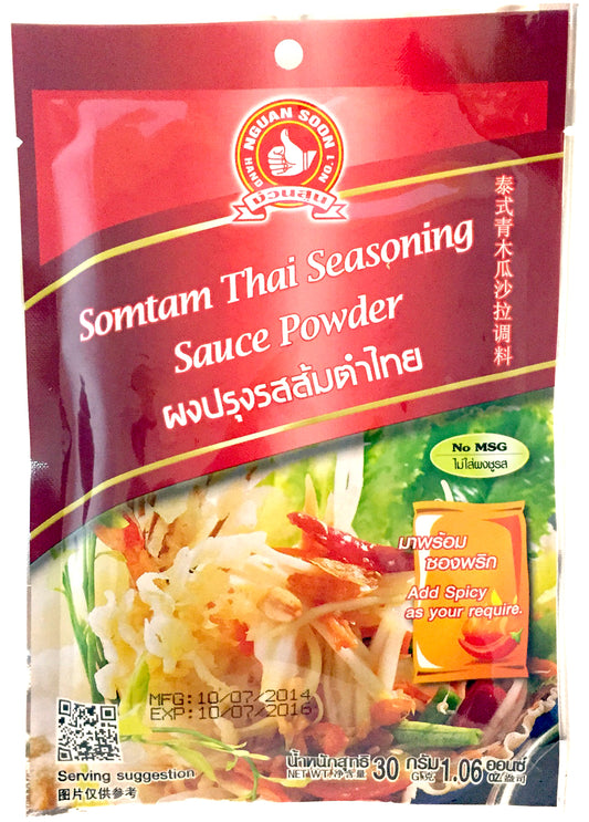 NGUAN SOON somtam thai seasoning sauce powder 30g TH-48 _ 105286