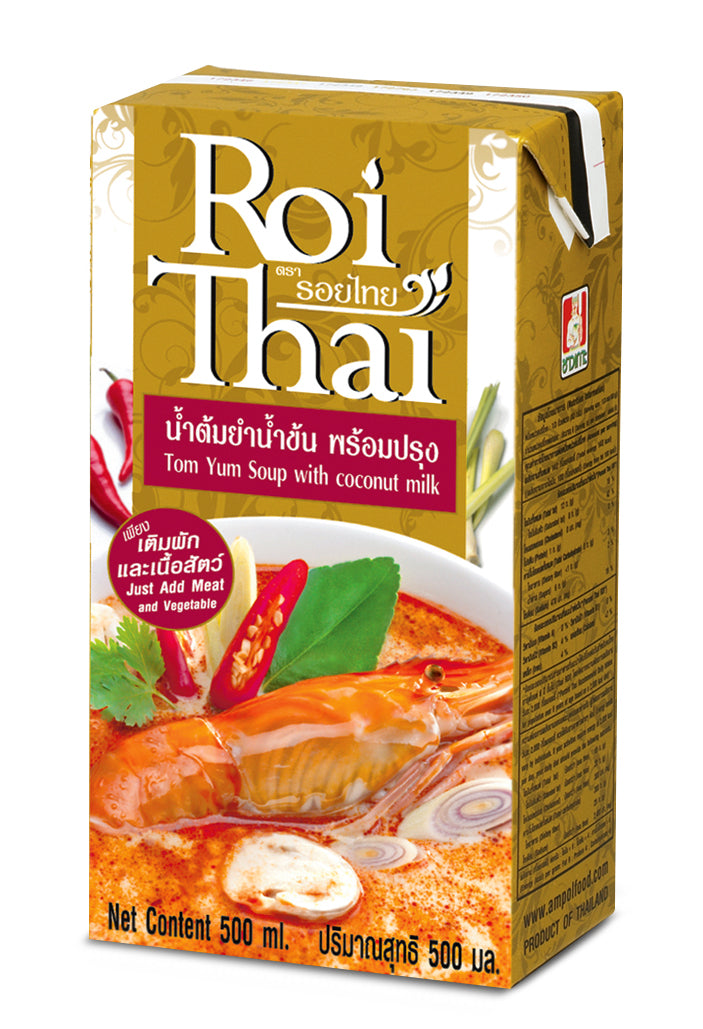 ROI THAI Tom yum soup with coconut milk 500ml -24 105352