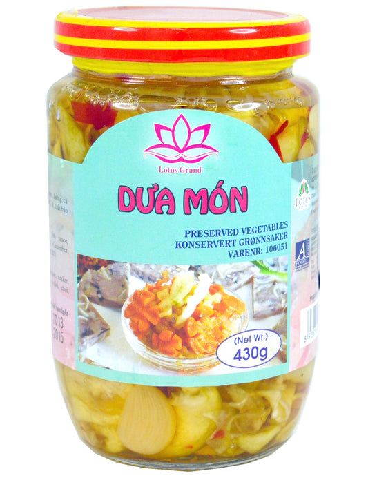 LOTUS Preserved vegetables 24x430g Dua mon VN _ 106151