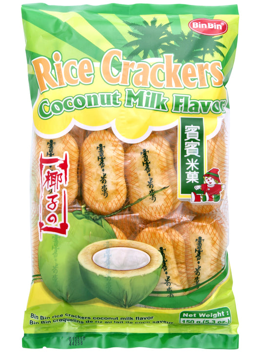 BIN BIN Rice crackers COCONUT 150g TH-20 108313