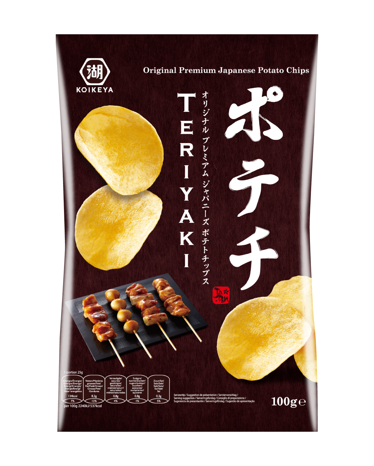 KOIKEYA Potato chips - TERIYAKI flv-12 108444