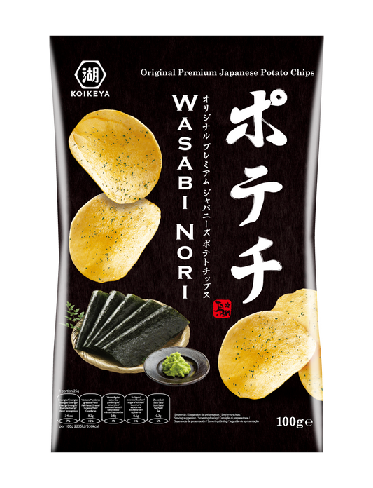 KOIKEYA Potato chips-WASABI NORI 100g-12