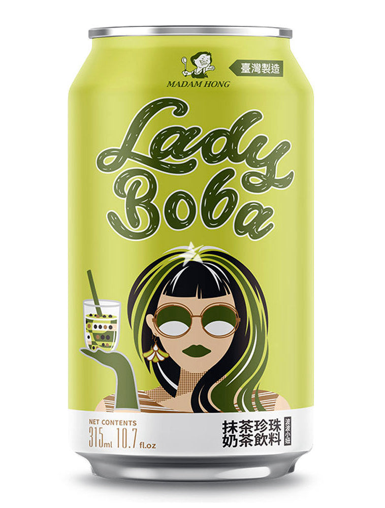 MADAM HONG Lady Boba Matcha latte bubble-315ml 24 _ 109012