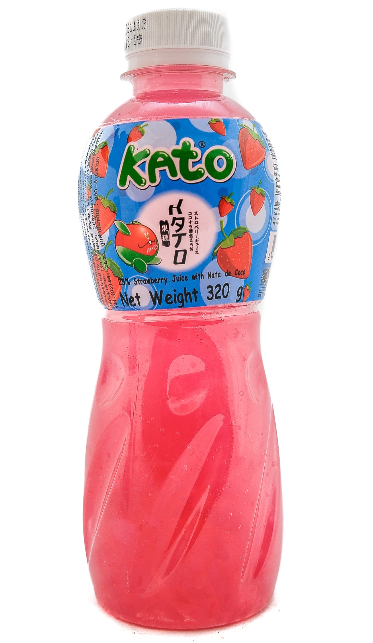 KATO strawberry juice w/ nata de coco 320ml TH-48 _ 109164