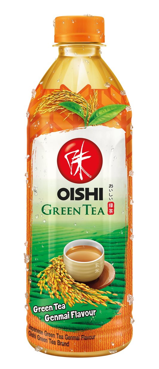 OISHI green tea genmai flav 500ml TH-24 _ 109175