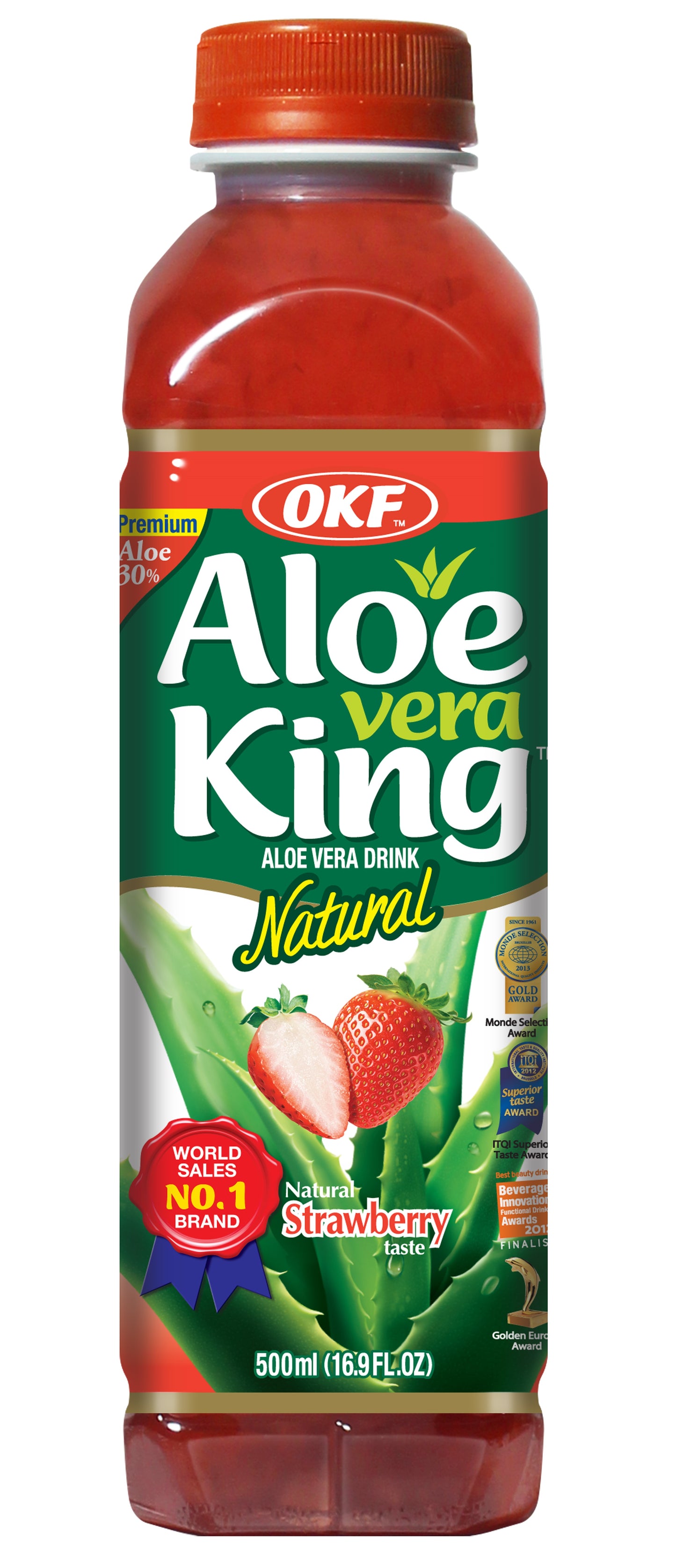 OKF Aloe Vera King drink STRAWBERRY 500ml-20 _ 109316