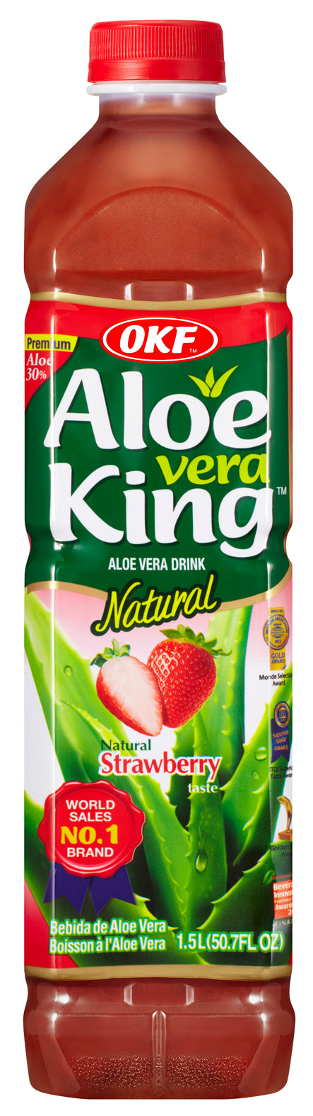 OKF Aloe Vera King drink STRAWBERRY 1500ml KR-12 _ 109317