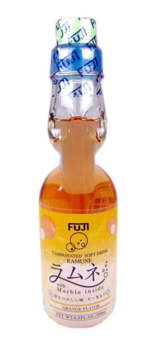 FUJI Ramune soft drink ORANGE 200ml JP-30 _ 109319