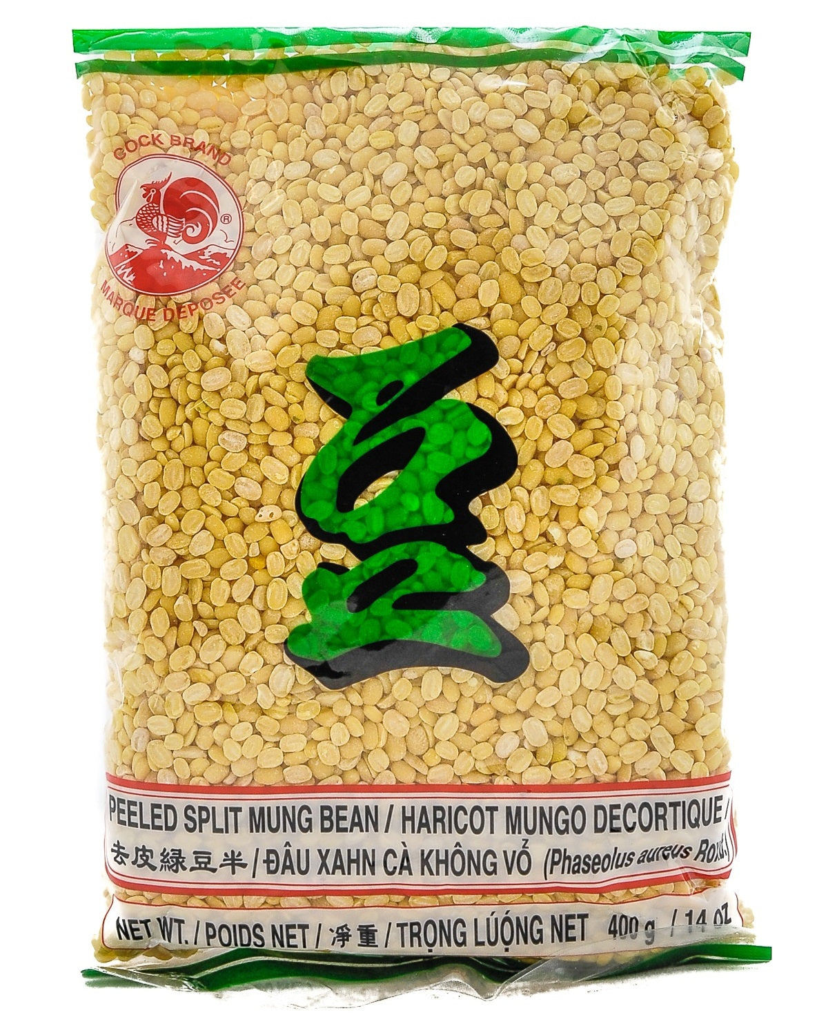 COCK peeled split mung bean 400g TH-50 110034