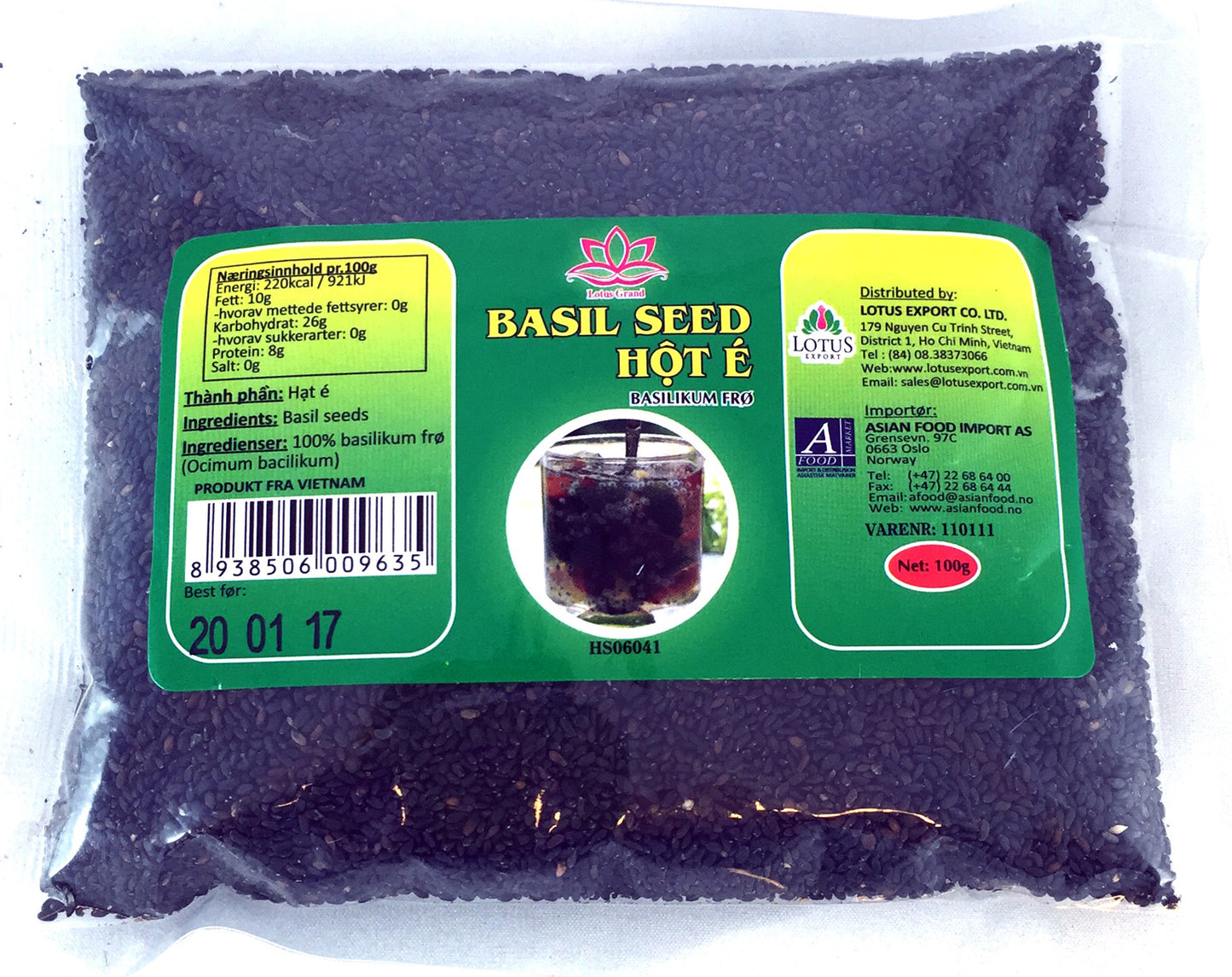 LOTUS basil seed 100g VN-24 _ 110111