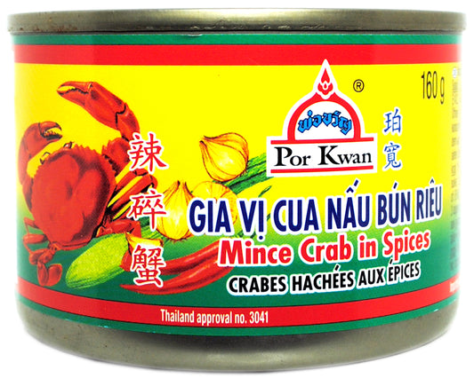 POR KWAN Minced crab in spices 160g