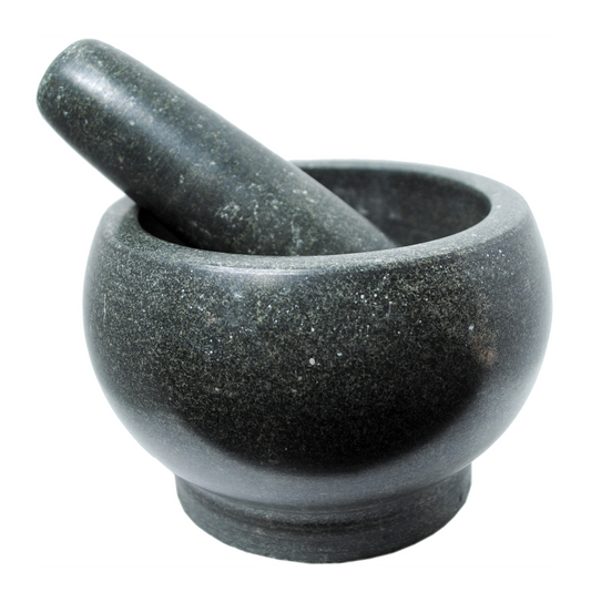 Rock mortar & pestle 5"-5 _ 113017