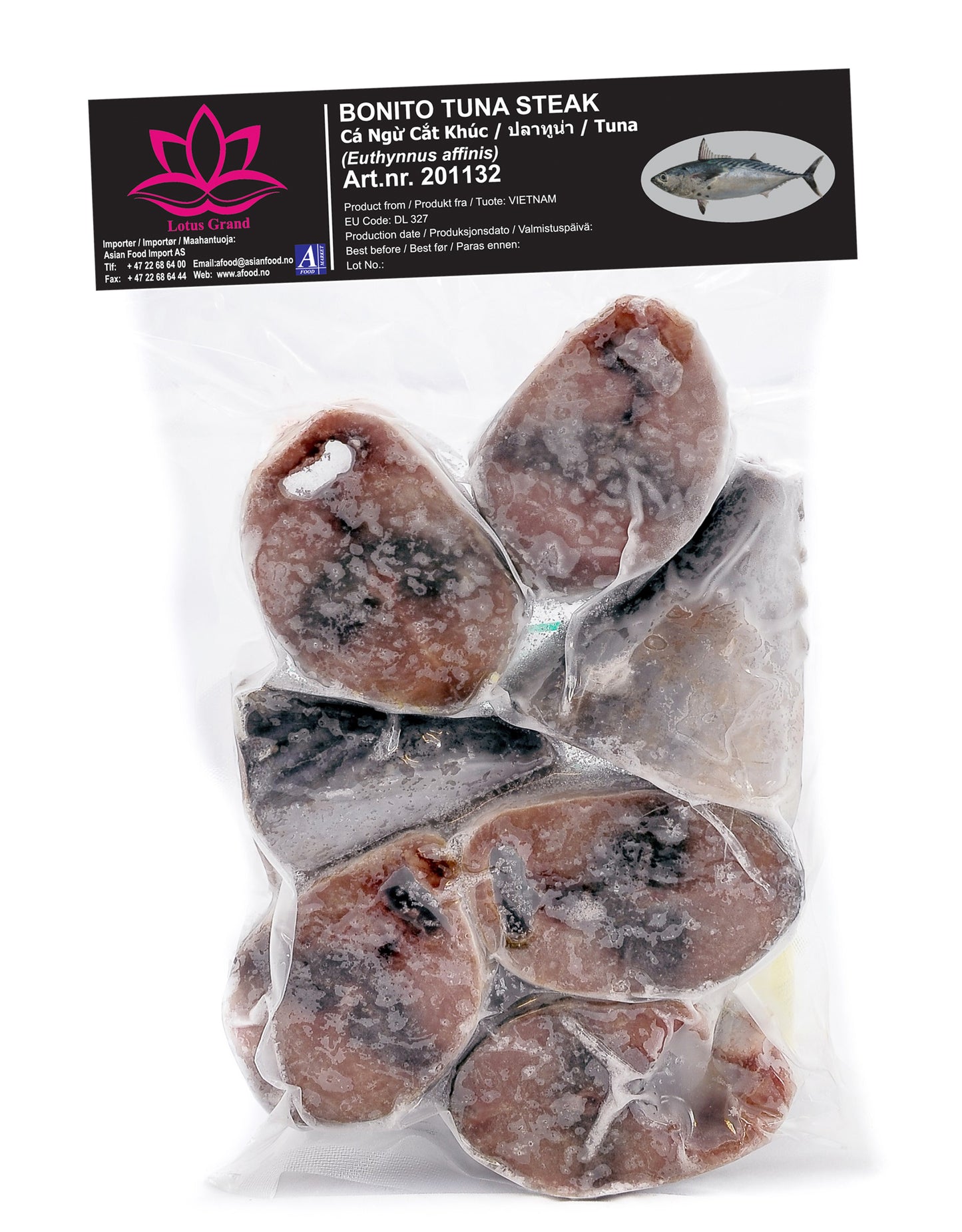 LOTUS Bonito tuna steak 12x800g-12 _ 201132