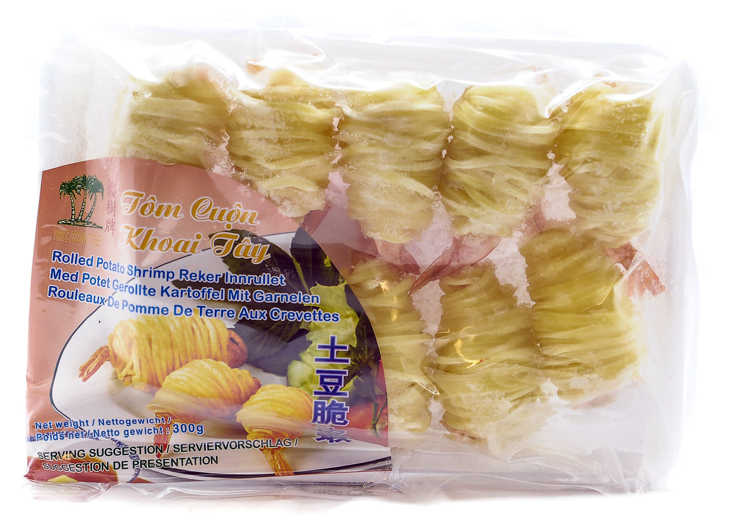 THREE COCONUT TREE Rolled Potato With Shrimp 300g VN-28 _ 202027