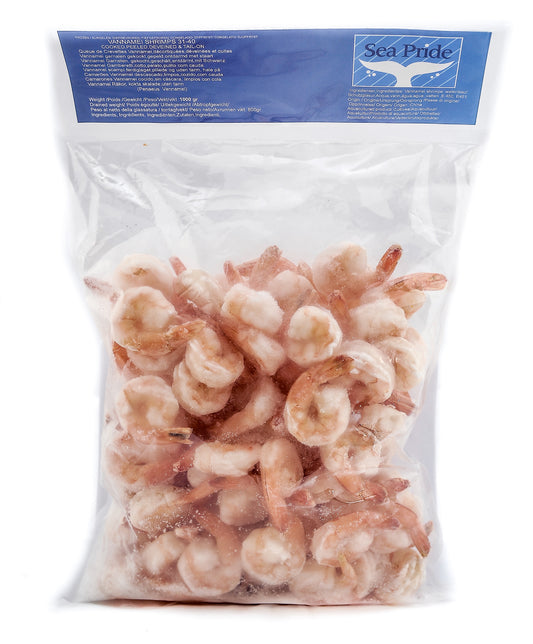 BT Cooked Shrimp w/tail 31/40 1kg-10 202131