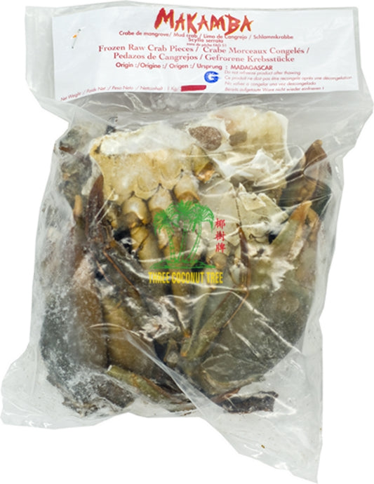 MAKAMBA Raw Crab in pieces 1kg MG-9 203003