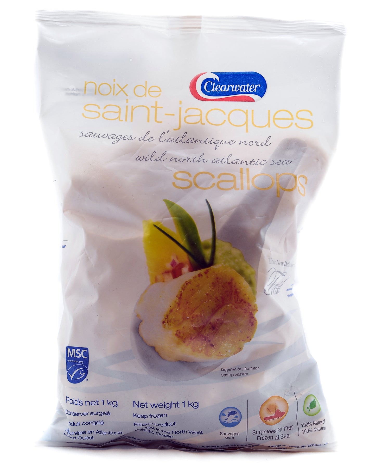 CLEARWATER scallops 20/30 1kg Canada-10 203025