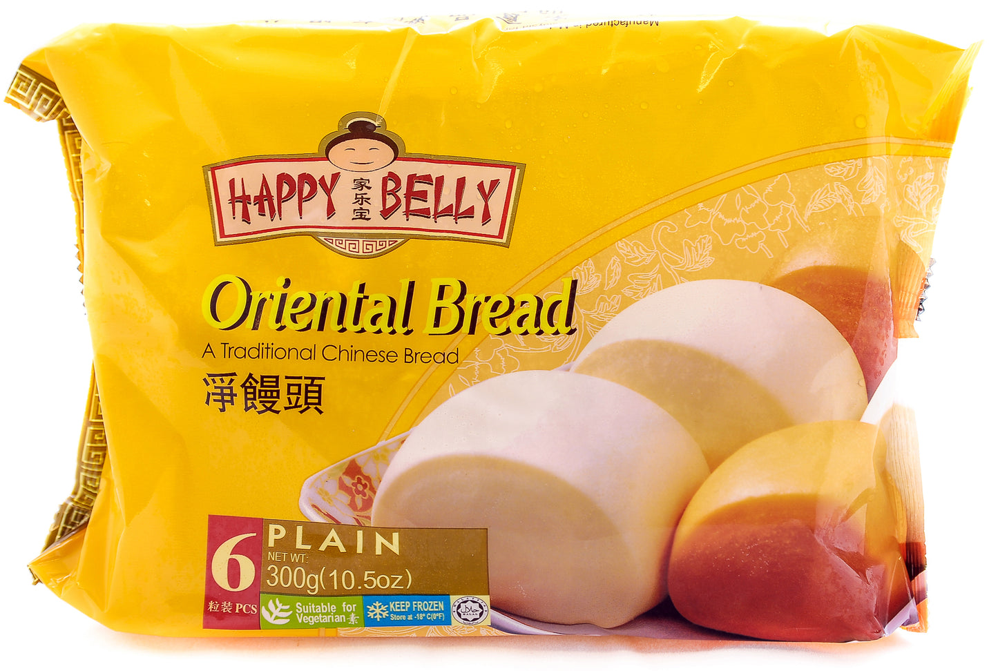 HAPPY BELLY Oriental bread Plain 300g MA-12 _ 205054