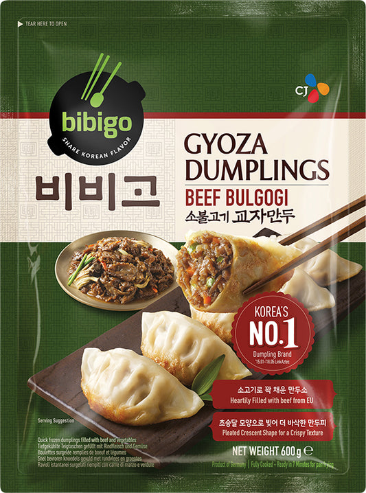 BIBIGO Gyoza dumpling beef bulgogi 600g-12 205133