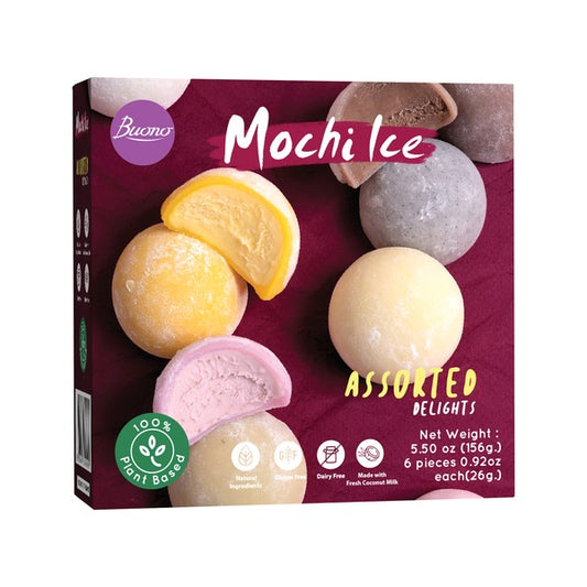 BUONO Mochi ice dessert MIX (6x26g)-12 206179