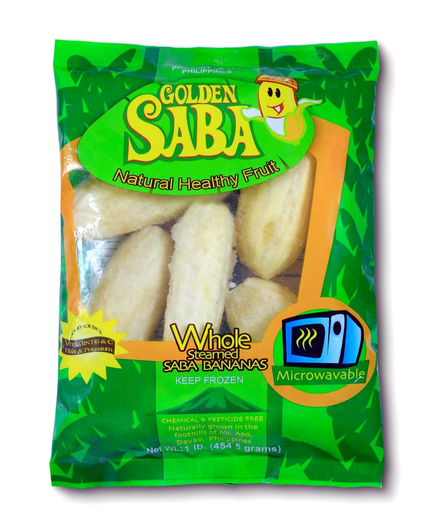 GOLDEN SABA Steamed Saba banana - whole 454g-12 _ 206195