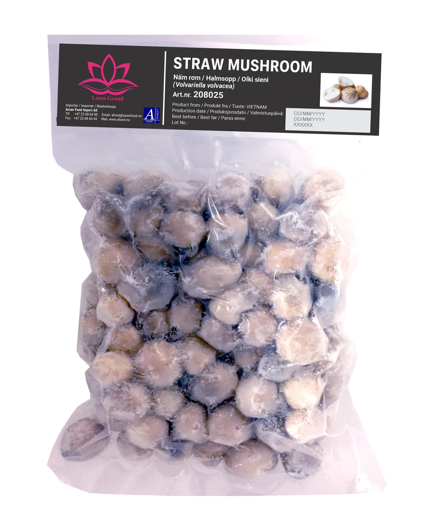 LOTUS Straw mushroom 500g VN-20 _ 208025