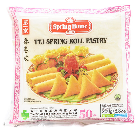 SPRING HOME springroll pastry 125mm-40 208088