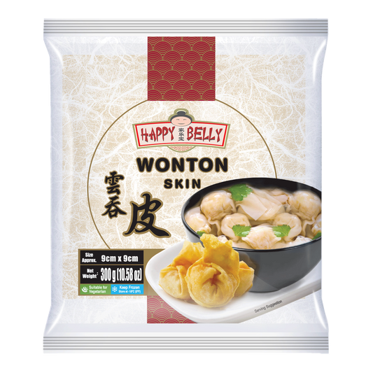 HAPPY BELLY wonton skin 300g SG-30 208092